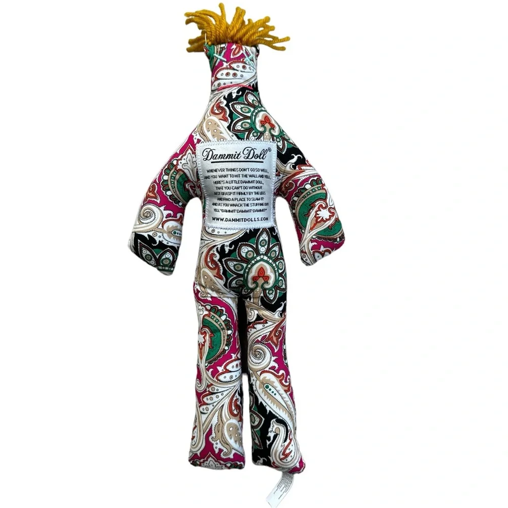 Dammit Doll Cream, Pink, Black - Picture 1 of 2